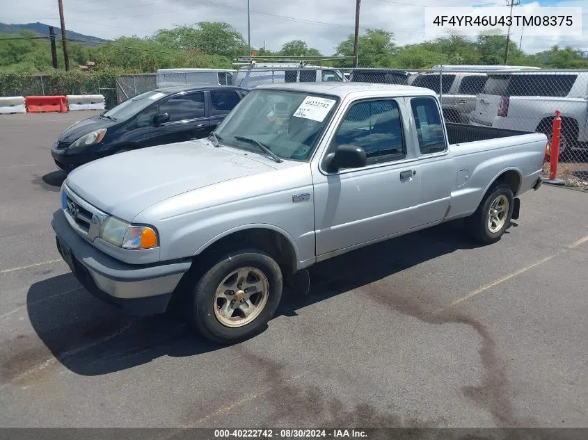 2003 Mazda B3000 Se VIN: 4F4YR46U43TM08375 Lot: 40222742