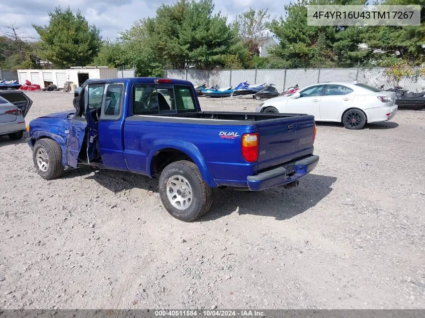 2003 Mazda B3000 Ds VIN: 4F4YR16U43TM17267 Lot: 40511584