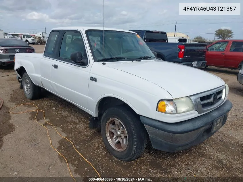 4F4YR46U43T21367 2003 Mazda B3000 Se