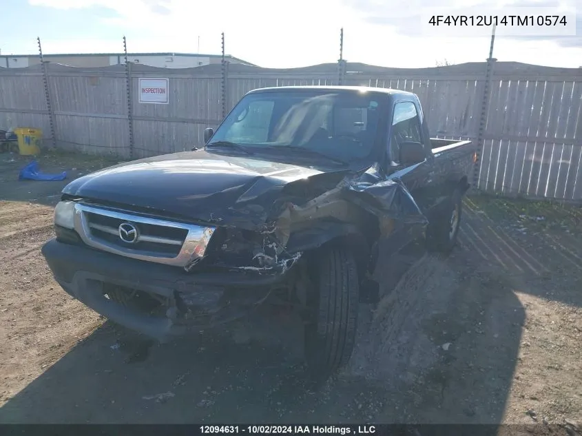 4F4YR12U14TM10574 2004 Mazda B3000