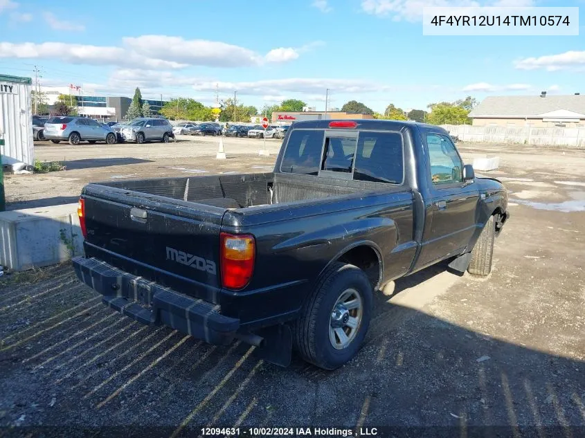 2004 Mazda B3000 VIN: 4F4YR12U14TM10574 Lot: 12094631