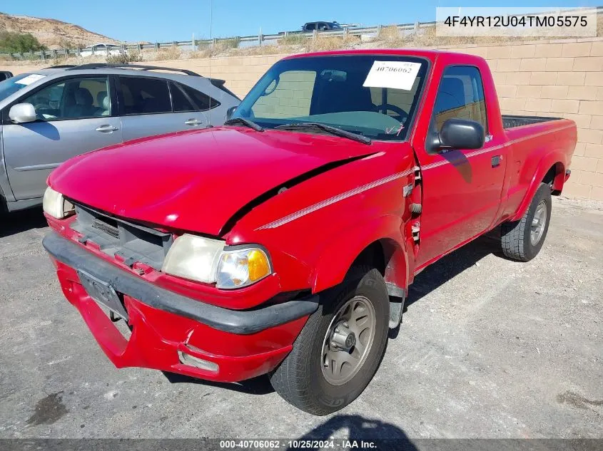 2004 Mazda B3000 Ds VIN: 4F4YR12U04TM05575 Lot: 40706062