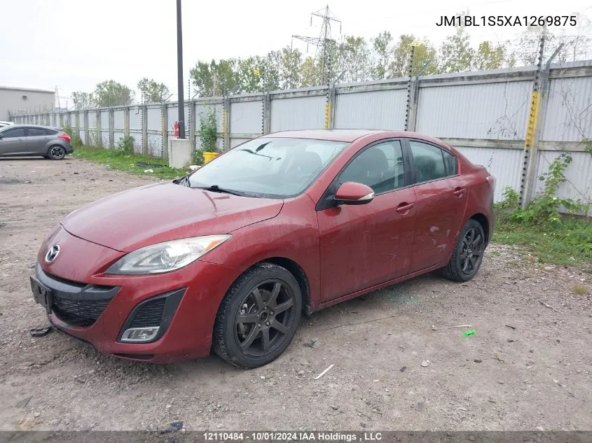 JM1BL1S5XA1269875 2010 Mazda Cx-3