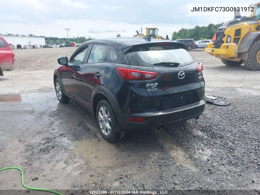 JM1DKFC73G0131912 2016 Mazda Cx-3