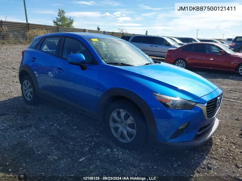 JM1DKBB75G0121411 2016 Mazda Cx-3