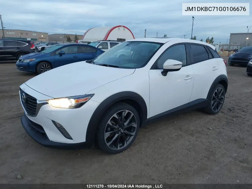 JM1DKBC71G0106676 2016 Mazda Cx-3