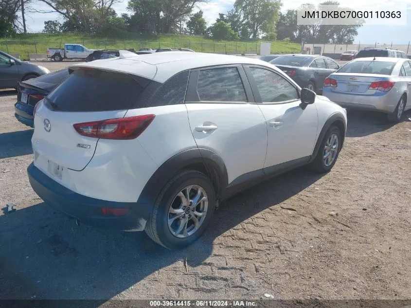 JM1DKBC70G0110363 2016 Mazda Cx-3 Touring