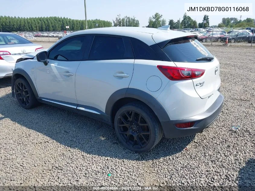 JM1DKBD78G0116068 2016 Mazda Cx-3 Grand Touring