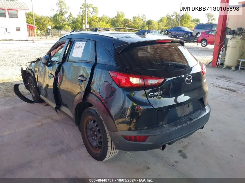 JM1DKBB71G0105898 2016 Mazda Cx-3 Sport