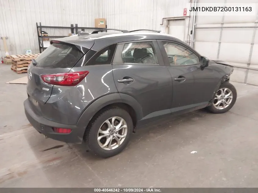 2016 Mazda Cx-3 Sport VIN: JM1DKDB72G0131163 Lot: 40546242