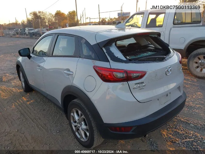 2016 Mazda Cx-3 Touring VIN: JM1DKBC75G0113369 Lot: 40669717