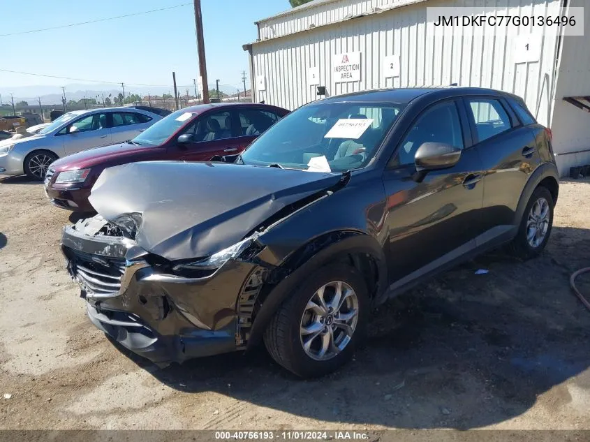 2016 Mazda Cx-3 Touring VIN: JM1DKFC77G0136496 Lot: 40756193