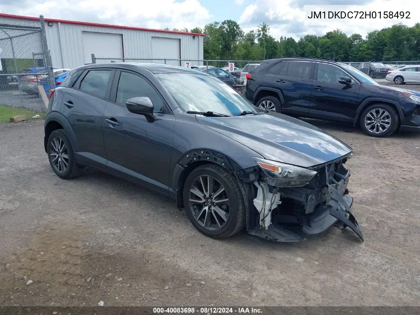 JM1DKDC72H0158492 2017 Mazda Cx-3 Touring