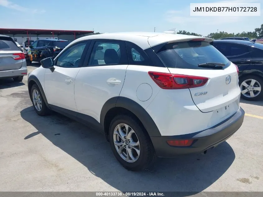 JM1DKDB77H0172728 2017 Mazda Cx-3 Sport