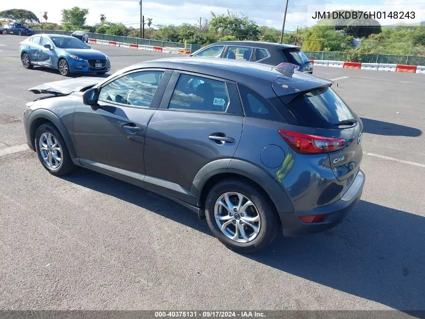 JM1DKDB76H0148243 2017 Mazda Cx-3 Sport