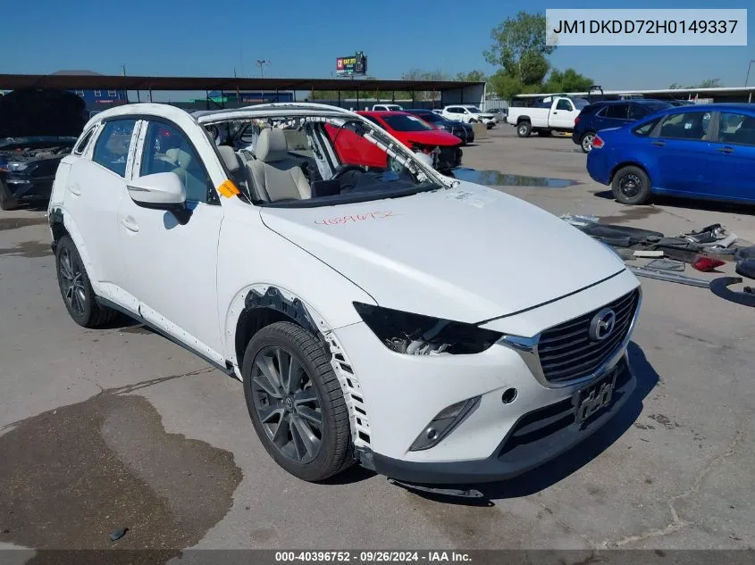 JM1DKDD72H0149337 2017 Mazda Cx-3 Grand Touring