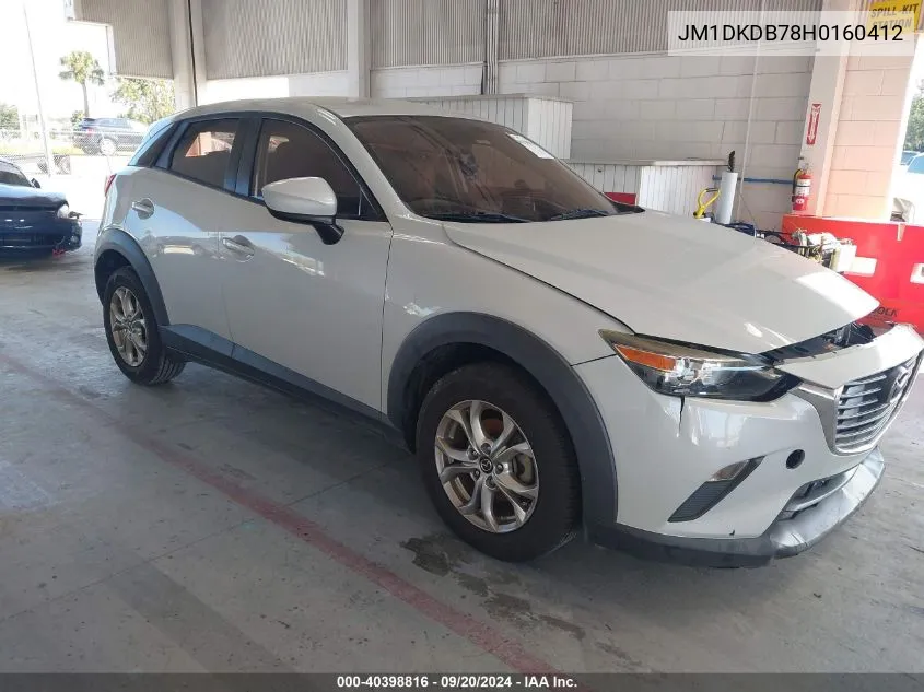 2017 Mazda Cx-3 Sport VIN: JM1DKDB78H0160412 Lot: 40398816