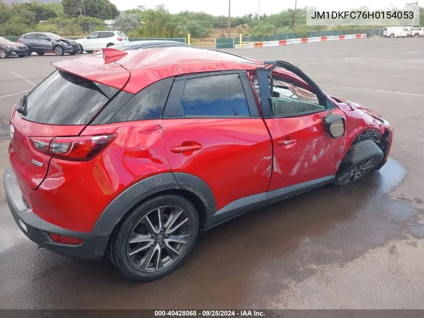 JM1DKFC76H0154053 2017 Mazda Cx-3 Touring