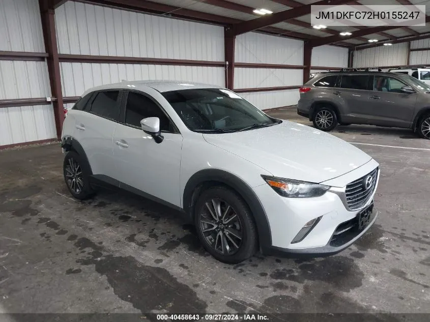 2017 Mazda Cx-3 Touring VIN: JM1DKFC72H0155247 Lot: 40458643