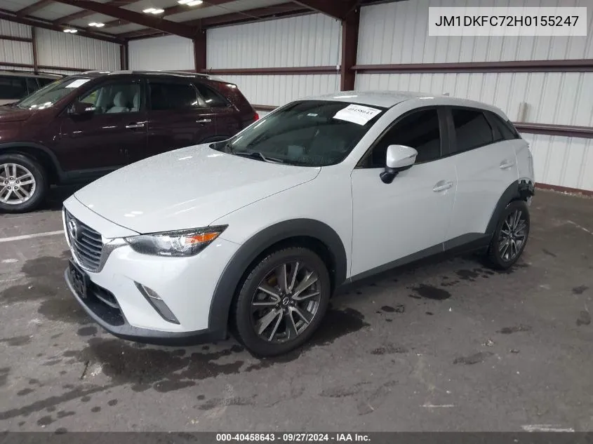 JM1DKFC72H0155247 2017 Mazda Cx-3 Touring