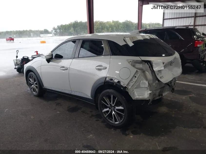 JM1DKFC72H0155247 2017 Mazda Cx-3 Touring