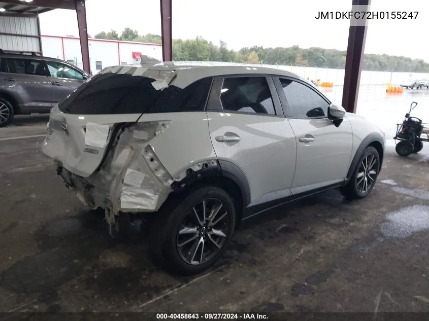 JM1DKFC72H0155247 2017 Mazda Cx-3 Touring