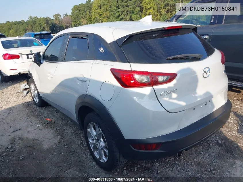 JM1DKDB73H0150841 2017 Mazda Cx-3 Sport