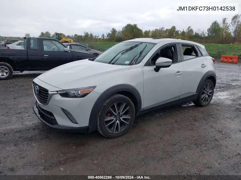 JM1DKFC73H0142538 2017 Mazda Cx-3 Touring