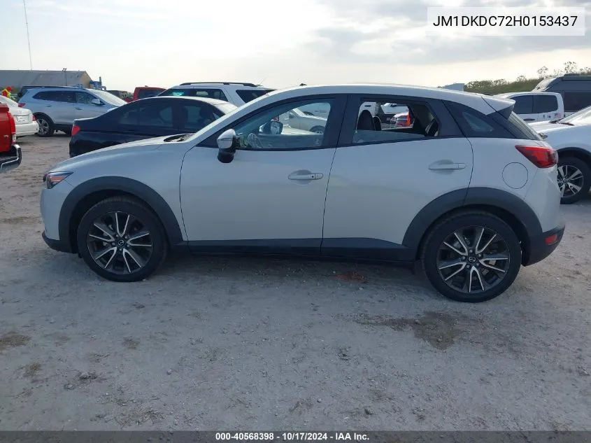 2017 Mazda Cx-3 Touring VIN: JM1DKDC72H0153437 Lot: 40568398