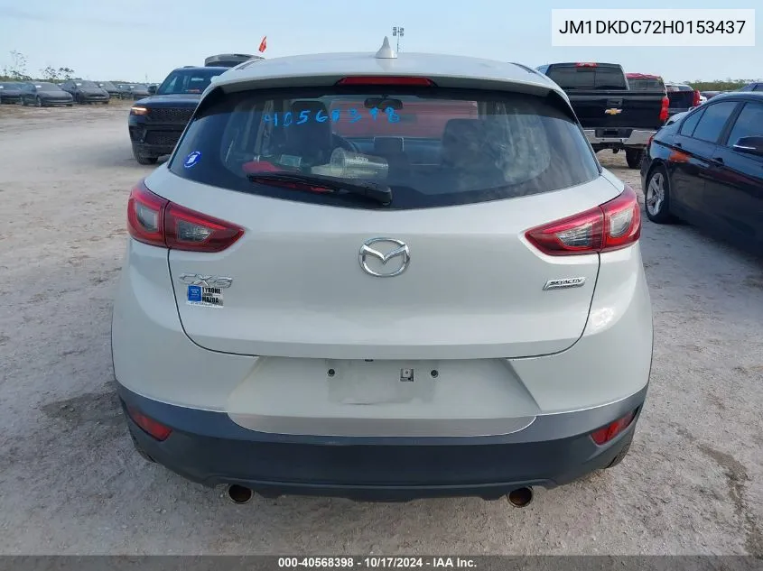 JM1DKDC72H0153437 2017 Mazda Cx-3 Touring