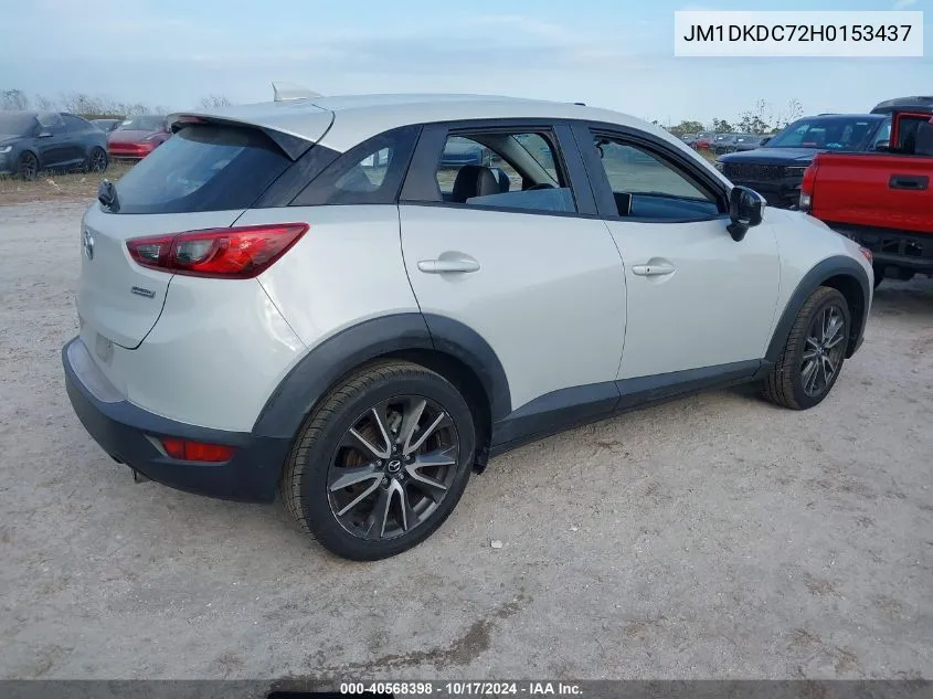 2017 Mazda Cx-3 Touring VIN: JM1DKDC72H0153437 Lot: 40568398