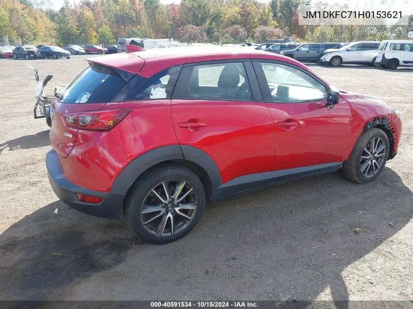 2017 Mazda Cx-3 Touring VIN: JM1DKFC71H0153621 Lot: 40591534