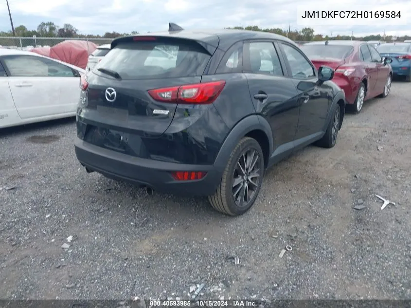 2017 Mazda Cx-3 Touring VIN: JM1DKFC72H0169584 Lot: 40593985