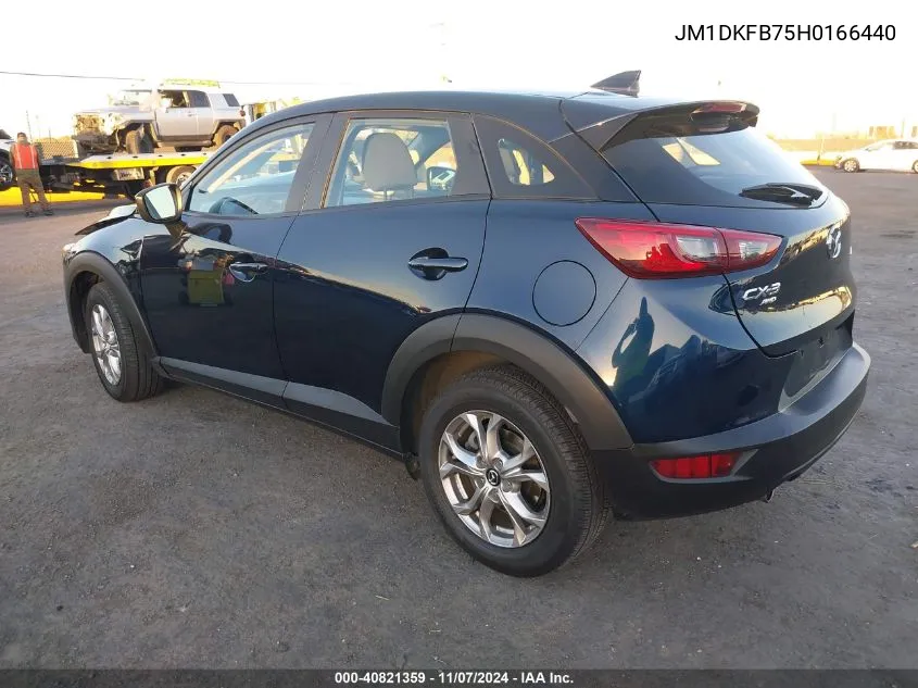 2017 Mazda Cx-3 Sport VIN: JM1DKFB75H0166440 Lot: 40821359