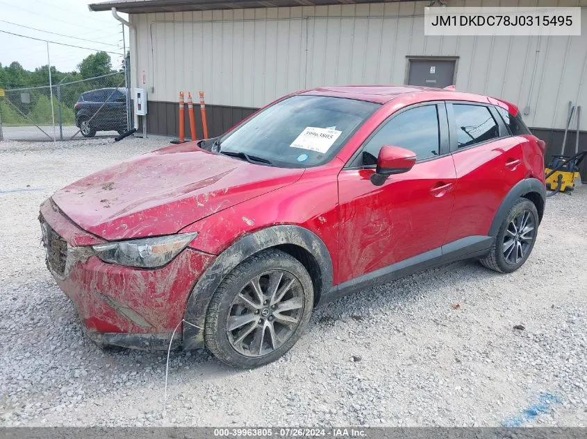 JM1DKDC78J0315495 2018 Mazda Cx-3 Touring