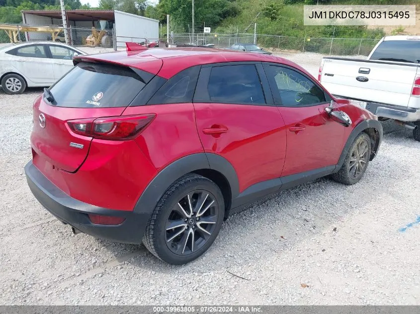 JM1DKDC78J0315495 2018 Mazda Cx-3 Touring