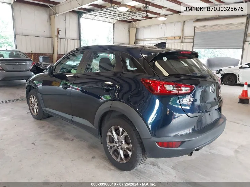 2018 Mazda Cx-3 Sport VIN: JM1DKFB70J0325676 Lot: 39968310