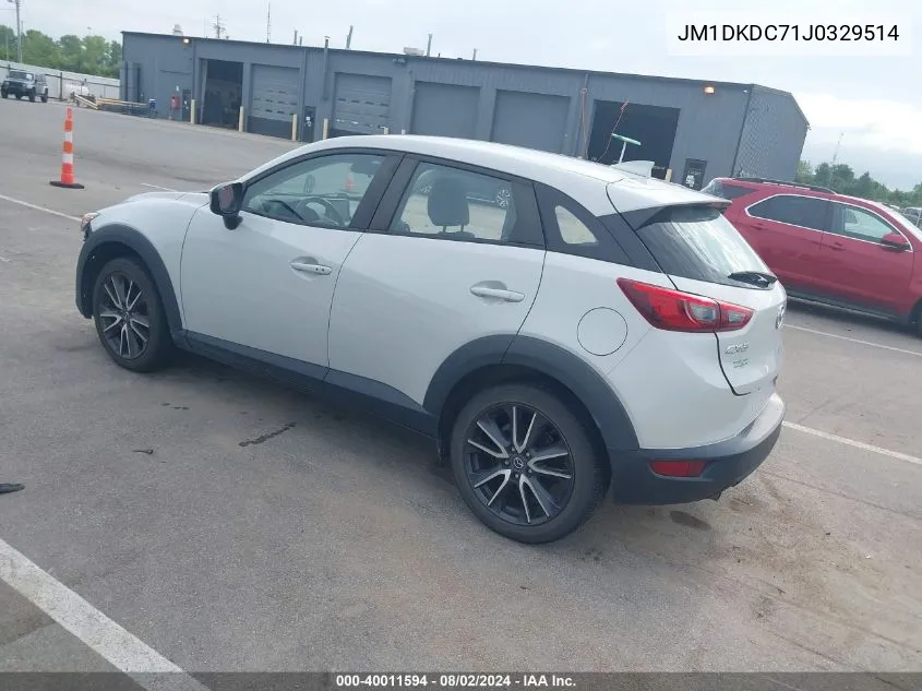 2018 Mazda Cx-3 Touring VIN: JM1DKDC71J0329514 Lot: 40011594