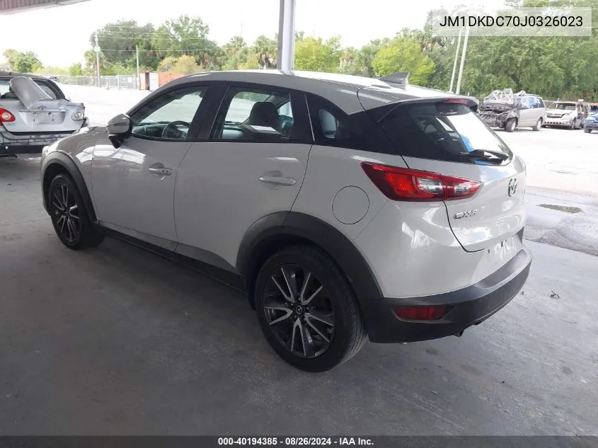 2018 Mazda Cx-3 Touring VIN: JM1DKDC70J0326023 Lot: 40194385