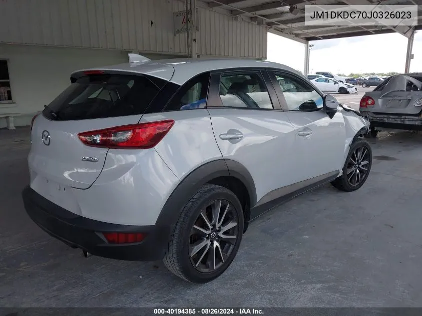 2018 Mazda Cx-3 Touring VIN: JM1DKDC70J0326023 Lot: 40194385