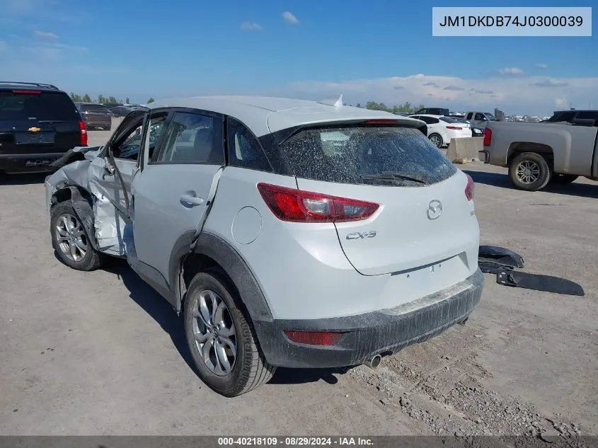 JM1DKDB74J0300039 2018 Mazda Cx-3 Sport