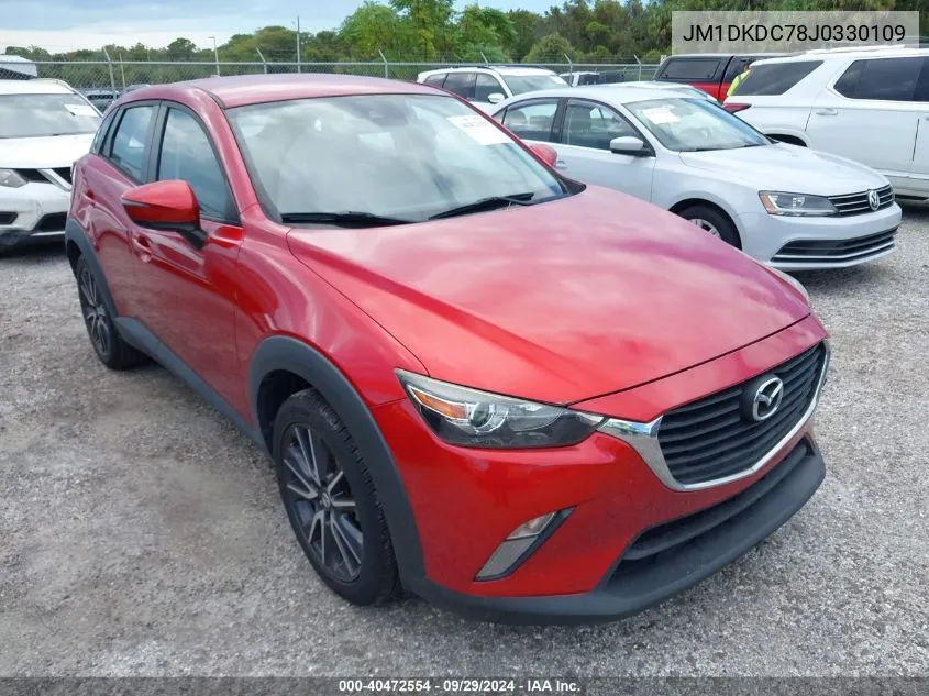 2018 Mazda Cx-3 Touring VIN: JM1DKDC78J0330109 Lot: 40472554