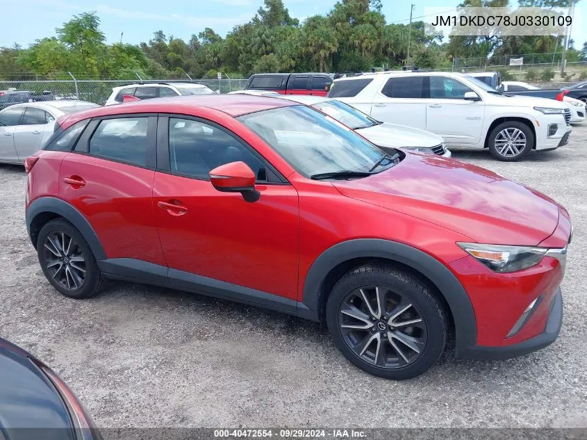 JM1DKDC78J0330109 2018 Mazda Cx-3 Touring