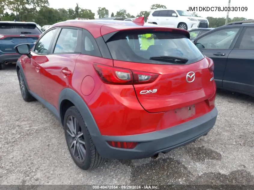 2018 Mazda Cx-3 Touring VIN: JM1DKDC78J0330109 Lot: 40472554