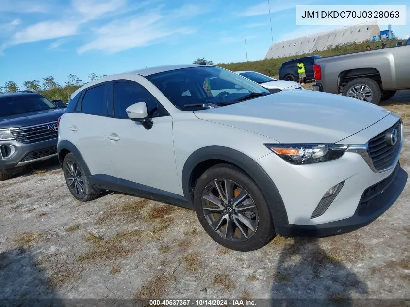 2018 Mazda Cx-3 Touring VIN: JM1DKDC70J0328063 Lot: 40537357