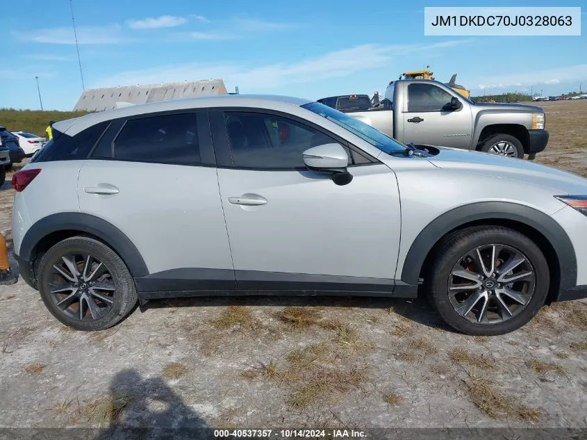 2018 Mazda Cx-3 Touring VIN: JM1DKDC70J0328063 Lot: 40537357