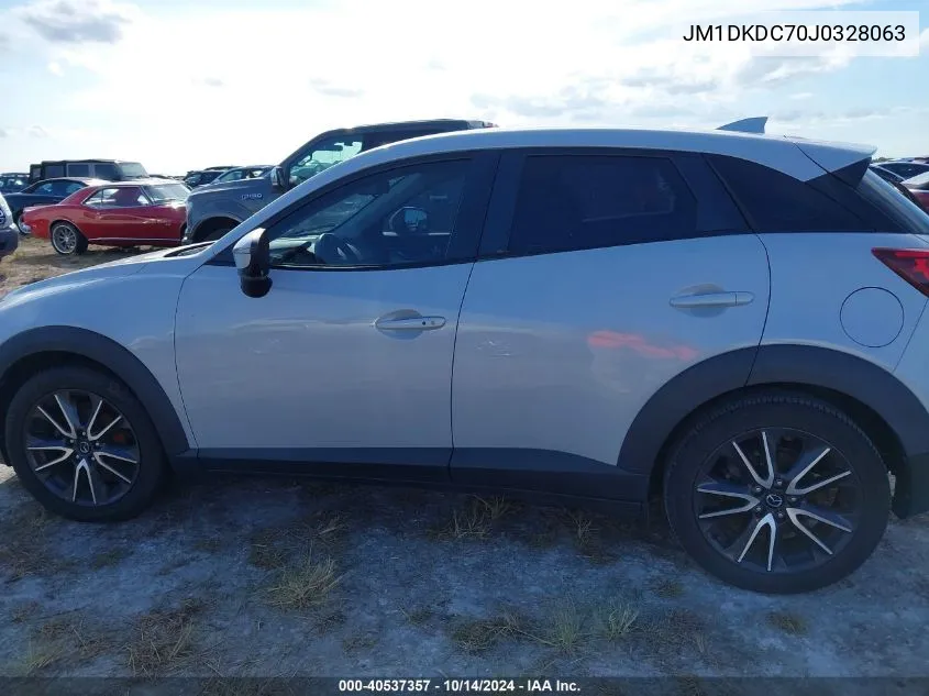 2018 Mazda Cx-3 Touring VIN: JM1DKDC70J0328063 Lot: 40537357