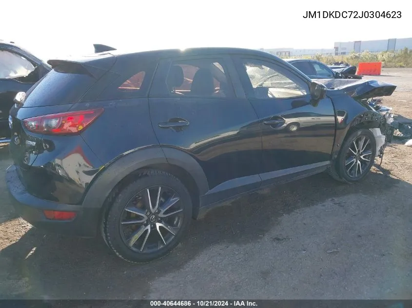 2018 Mazda Cx-3 Touring VIN: JM1DKDC72J0304623 Lot: 40644686