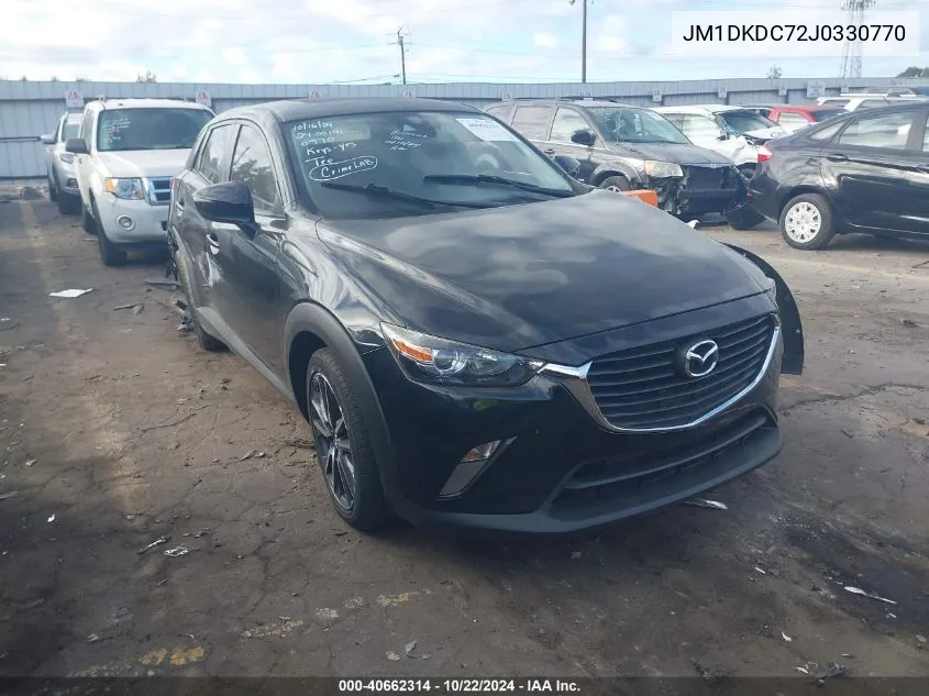 2018 Mazda Cx-3 Touring VIN: JM1DKDC72J0330770 Lot: 40662314