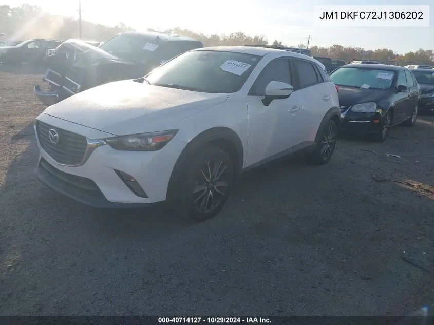 2018 Mazda Cx-3 Touring VIN: JM1DKFC72J1306202 Lot: 40714127